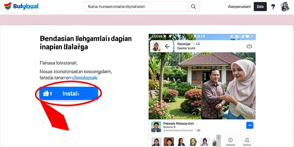 Tampilan awal yang memukau dan menarik.