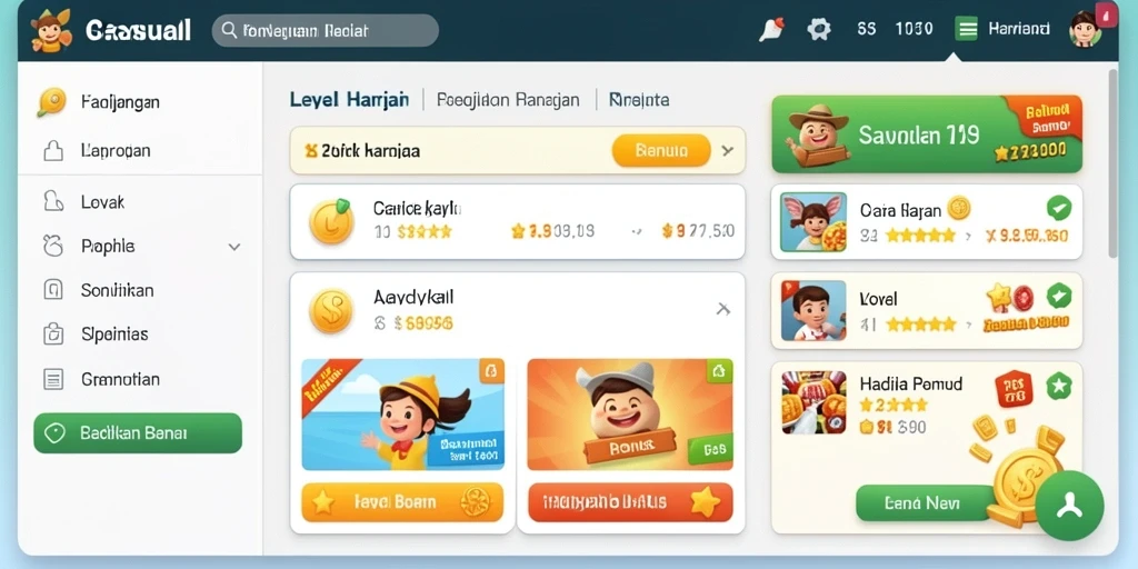 Tampilan menarik dari antarmuka aplikasi DEPO89.
