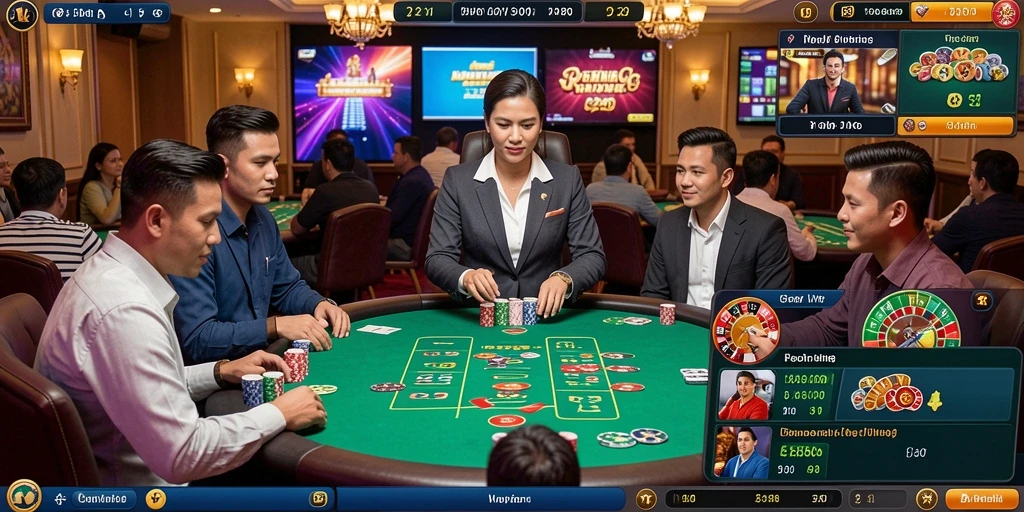 Tampilan grafis yang memukau di dalam game.