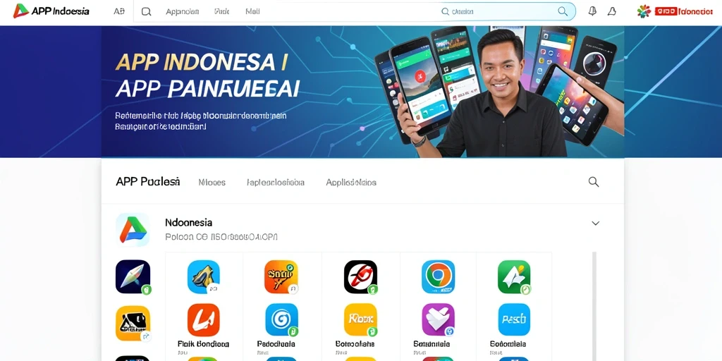 Tampilan utama yang menarik dan interaktif.